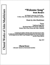 Welcome Song SATB choral sheet music cover